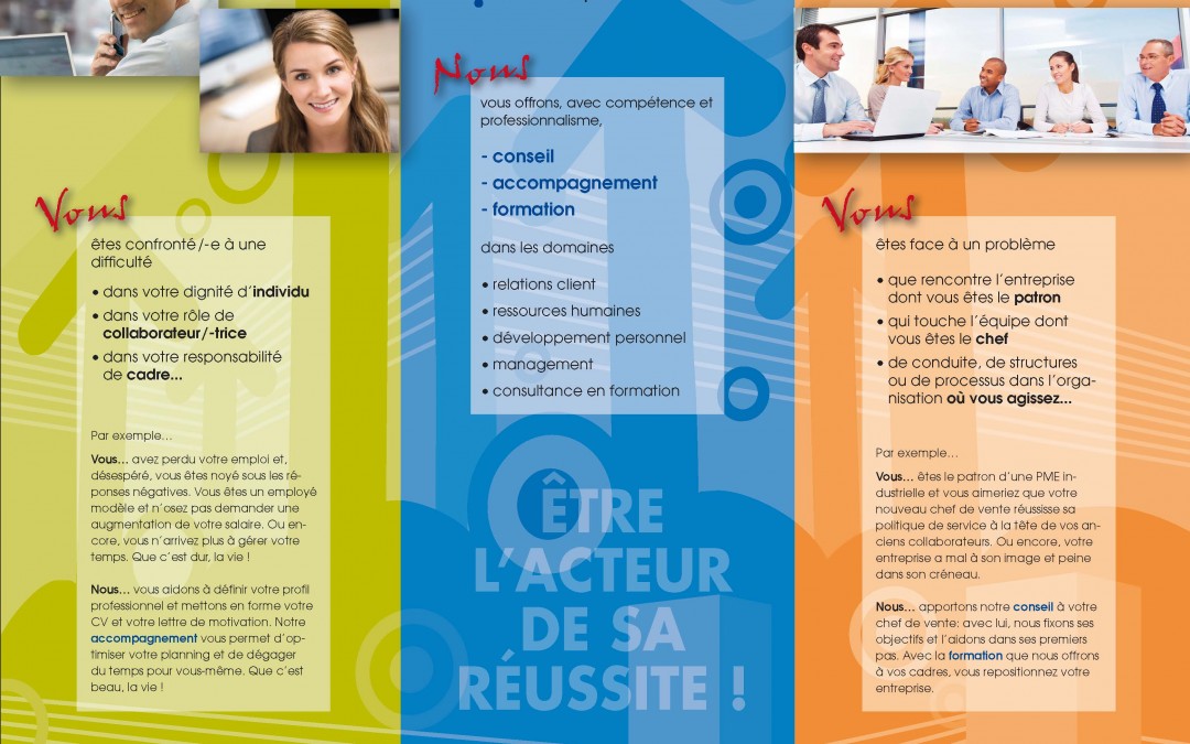 Flyer de présentation de Professional-act